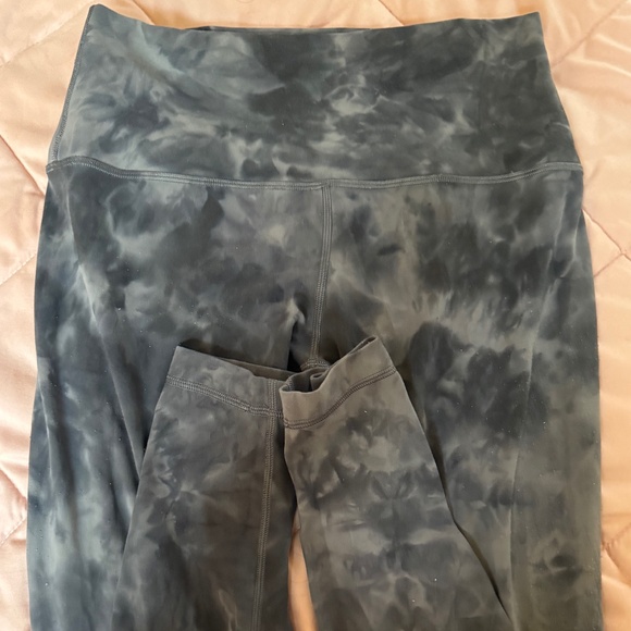 LULULEMON Align Hi-Rise Legging 28" Diamond Dye Pitch Grey Graphite - Picture 3 of 3